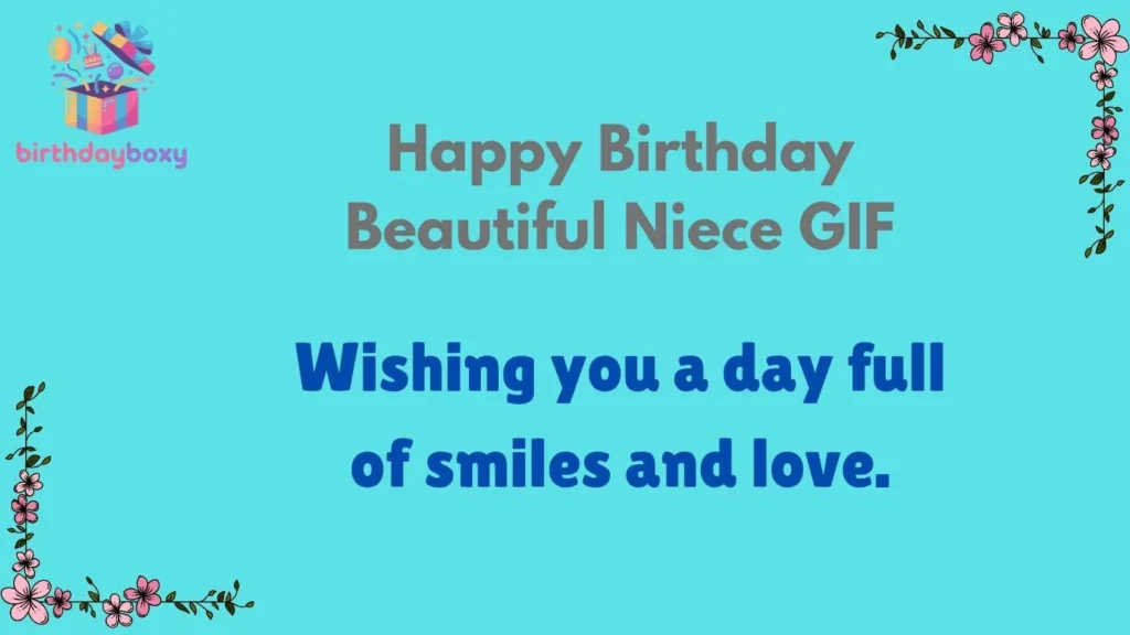 Happy Birthday Beautiful Niece GIF