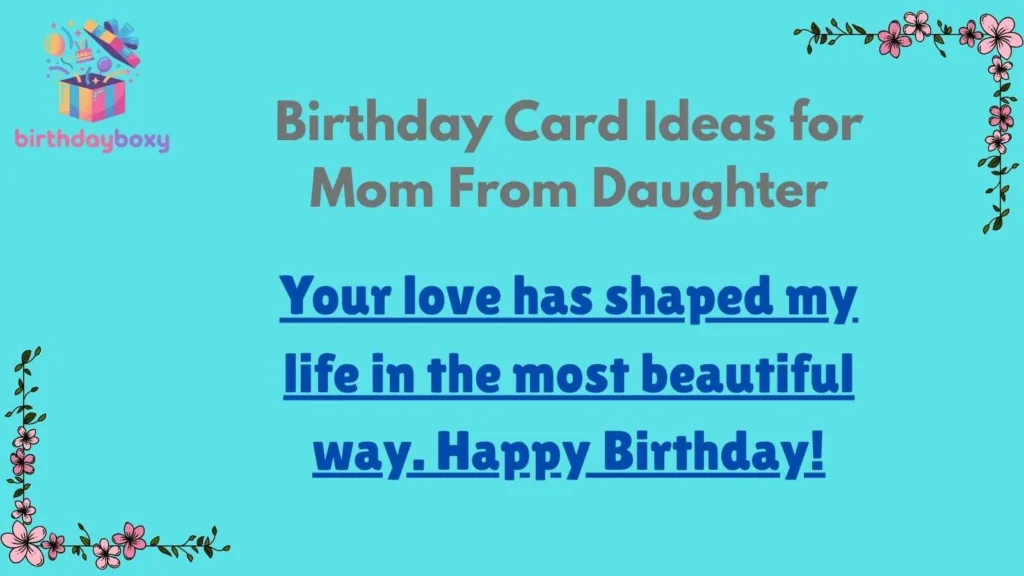 Birthday Card Ideas for Mom From Daughter