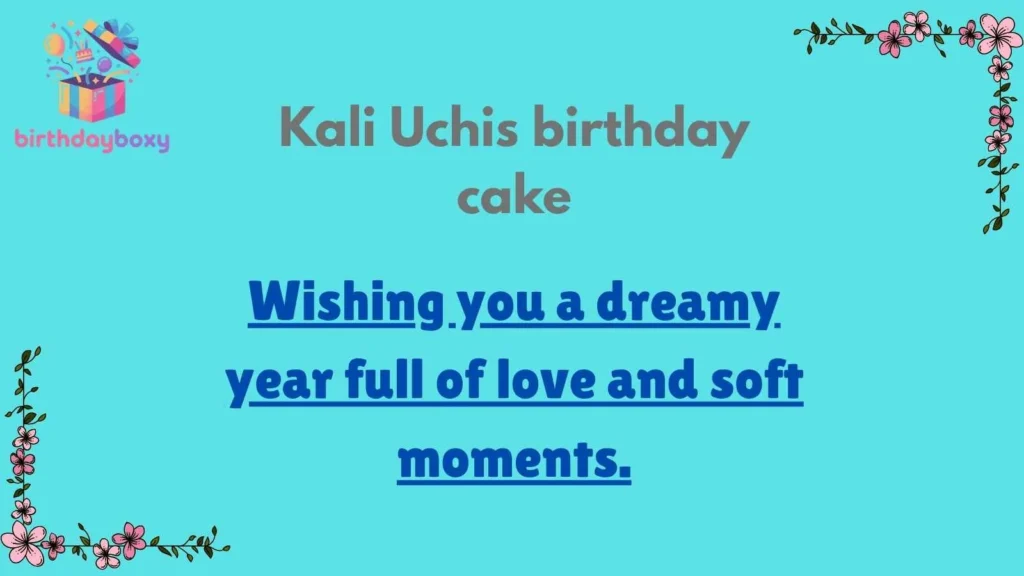 Kali Uchis birthday cake
