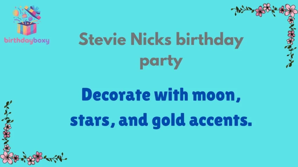 Stevie Nicks birthday party