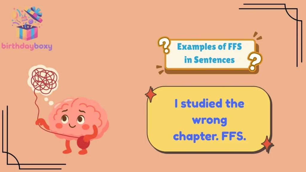 Examples of FFS in Sentences