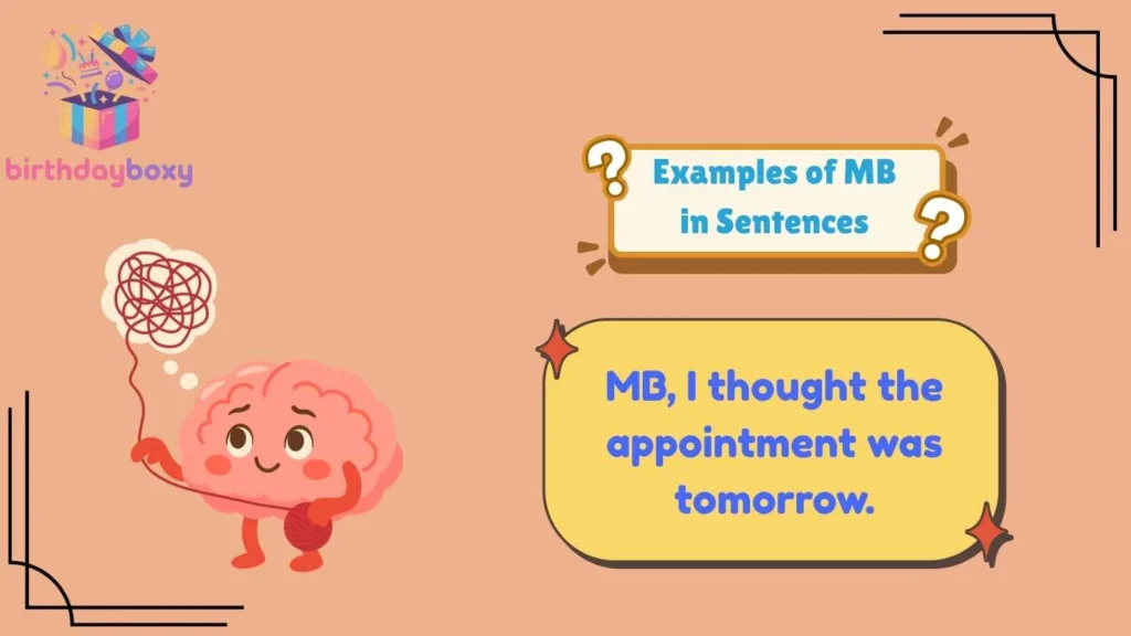 Examples of MB in Sentences