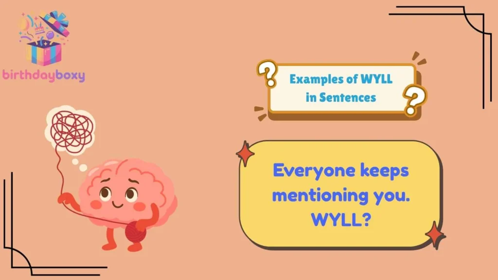 Examples of WYLL in Sentences
