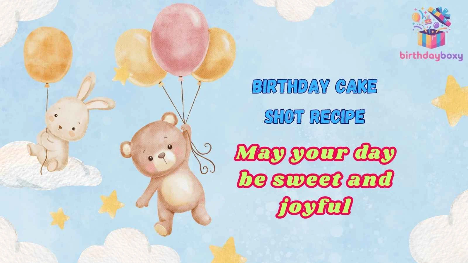 Birthday Cake Shot Recipe