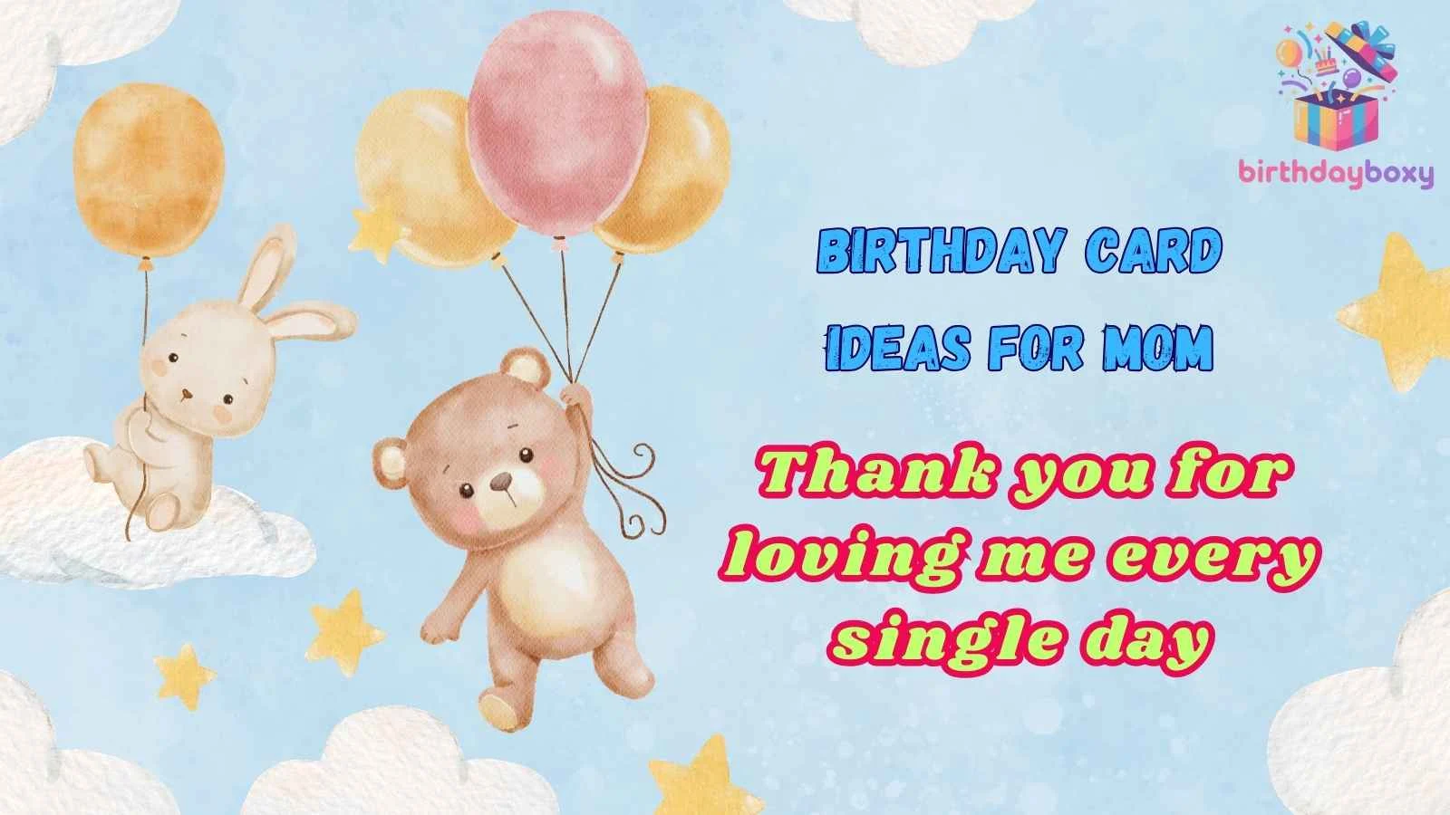 Birthday Card Ideas for Mom