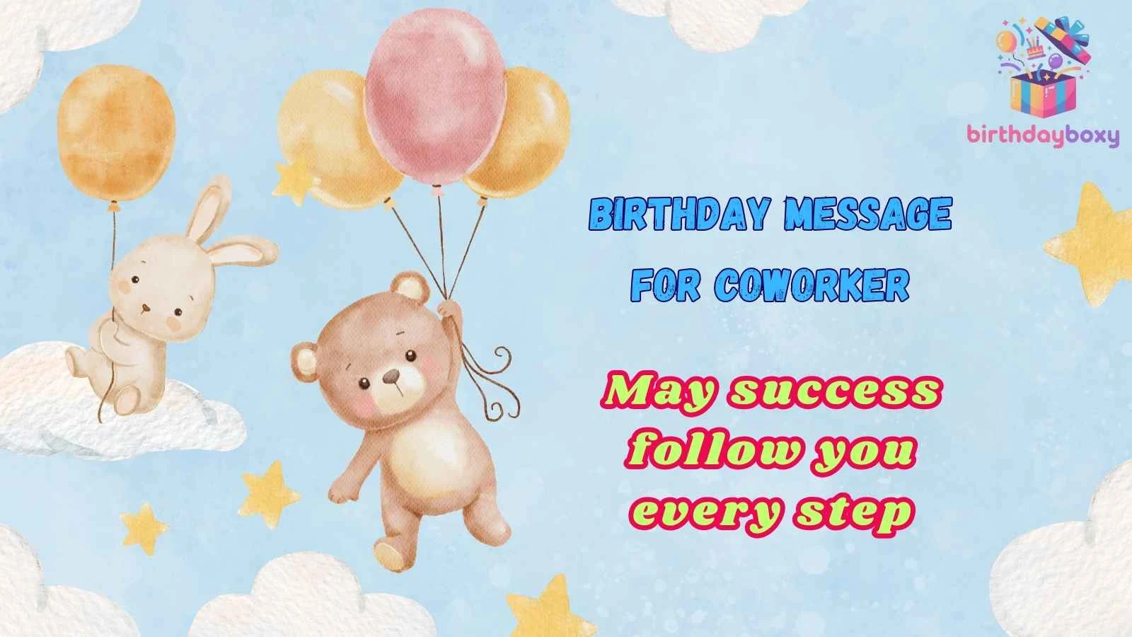 Birthday Message for Coworker