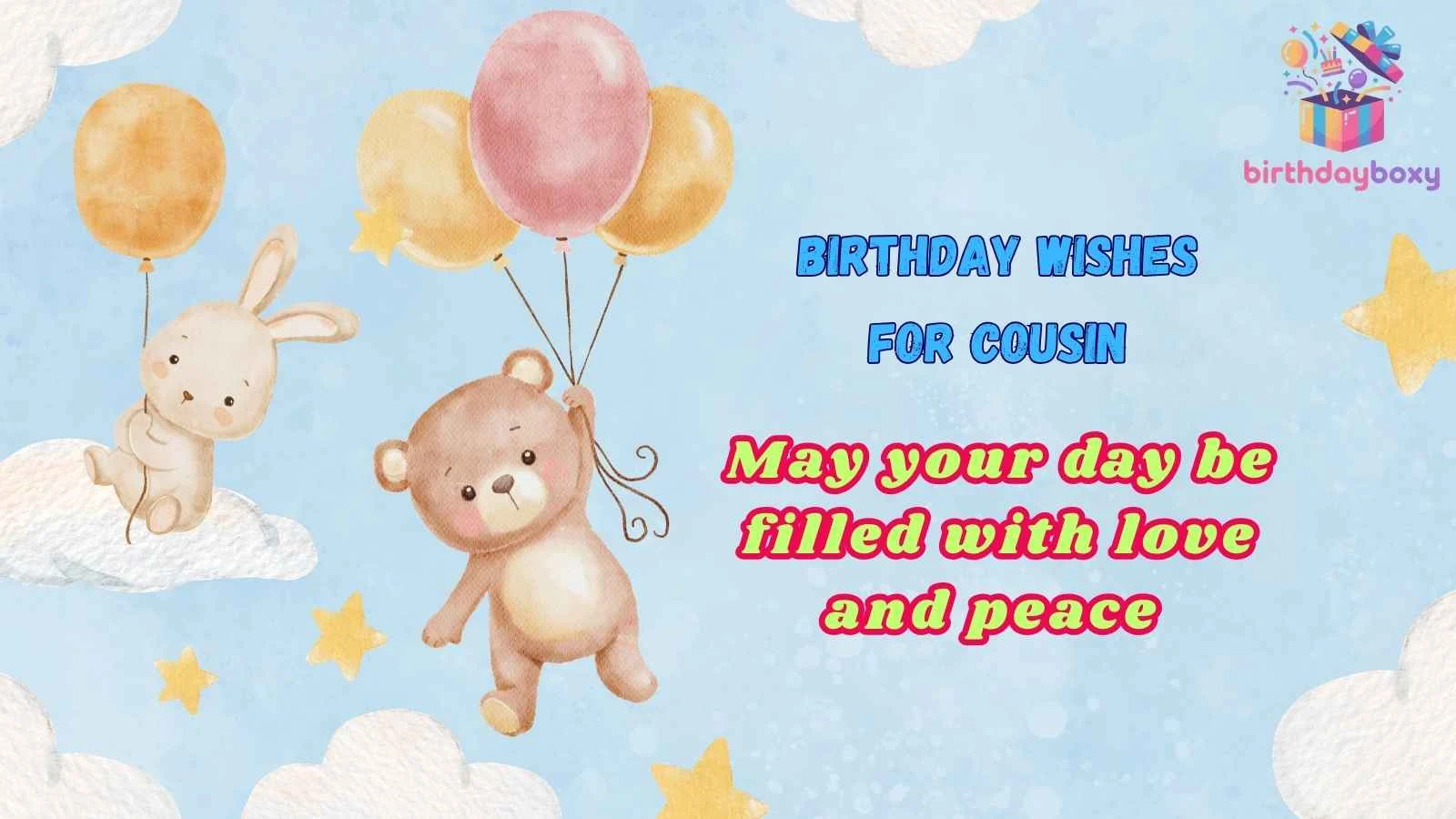 Birthday Wishes for Cousin