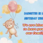 Daughter in Law Birthday Wishes