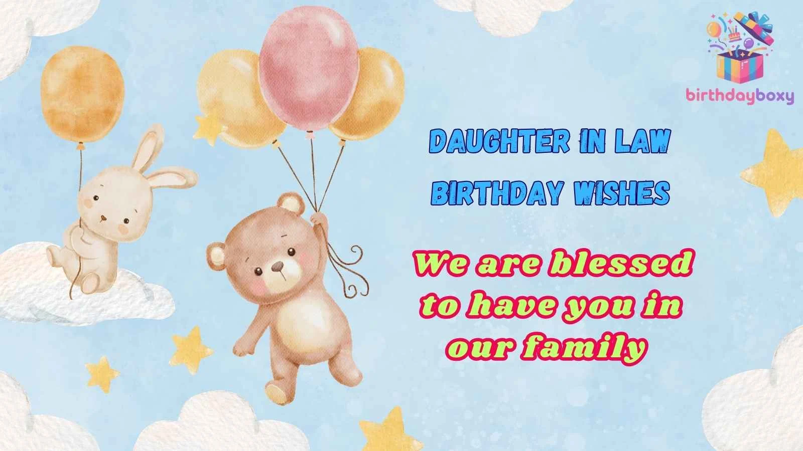 Daughter in Law Birthday Wishes