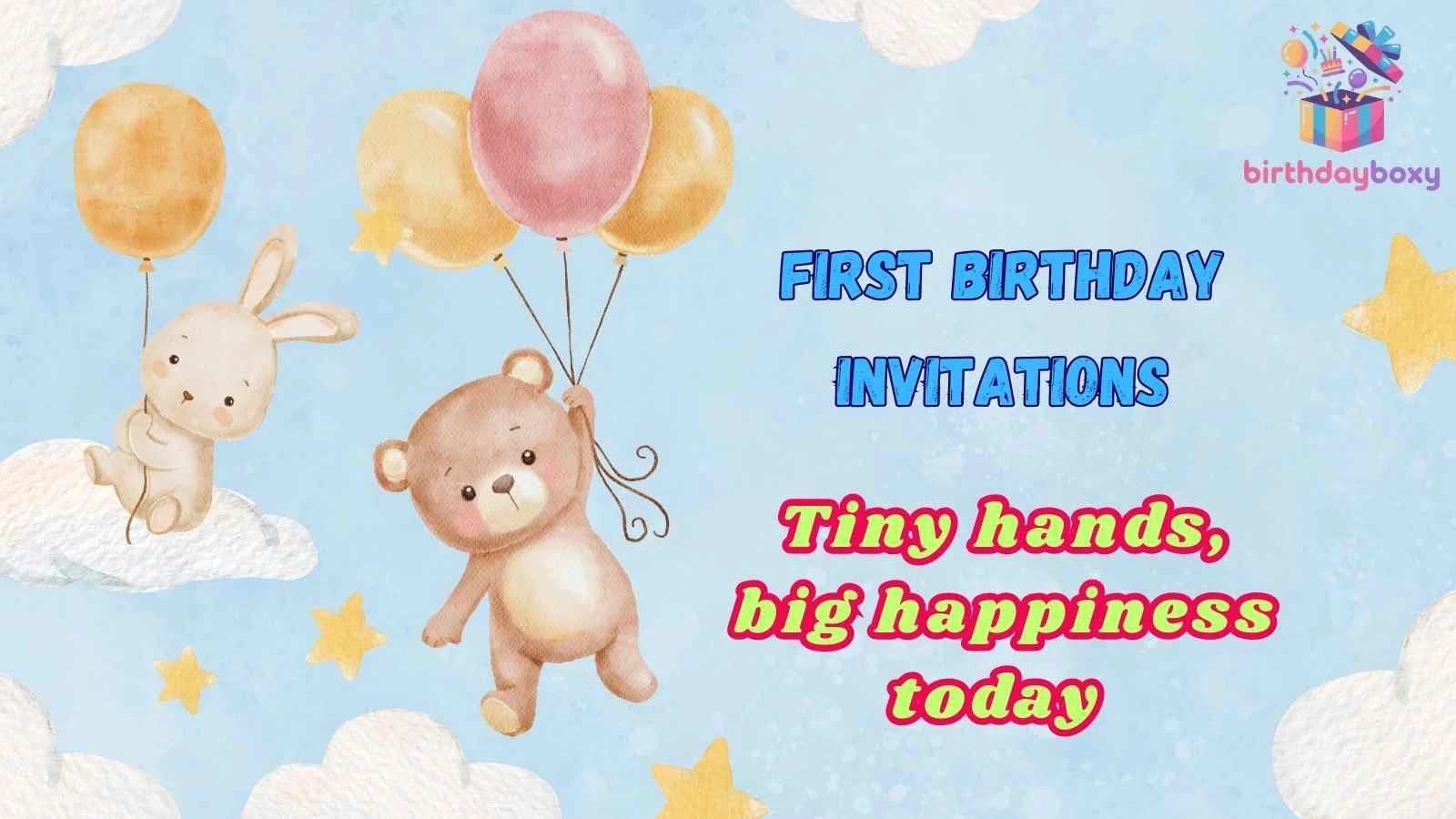 First Birthday Invitations