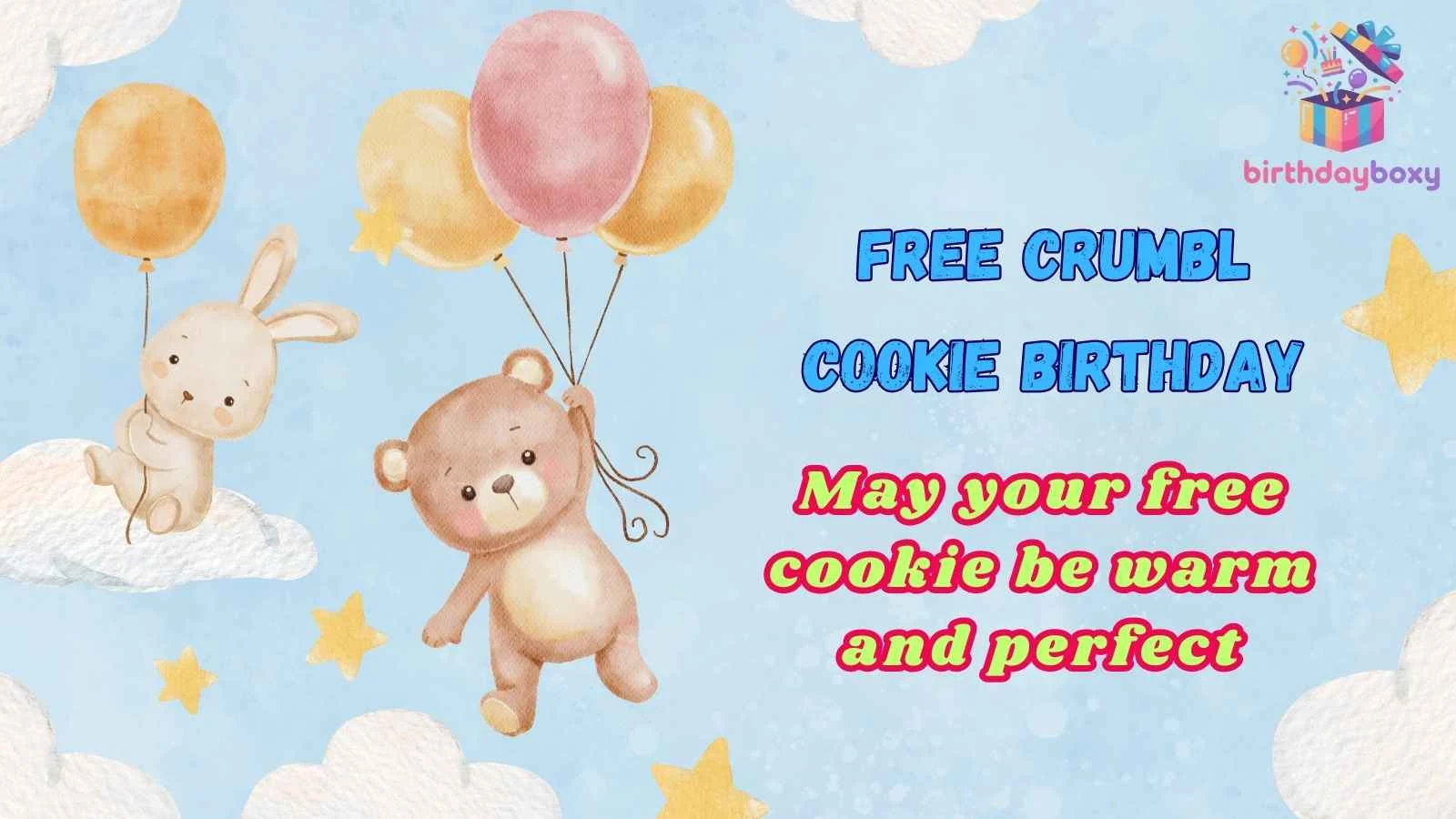 Free Crumbl Cookie Birthday
