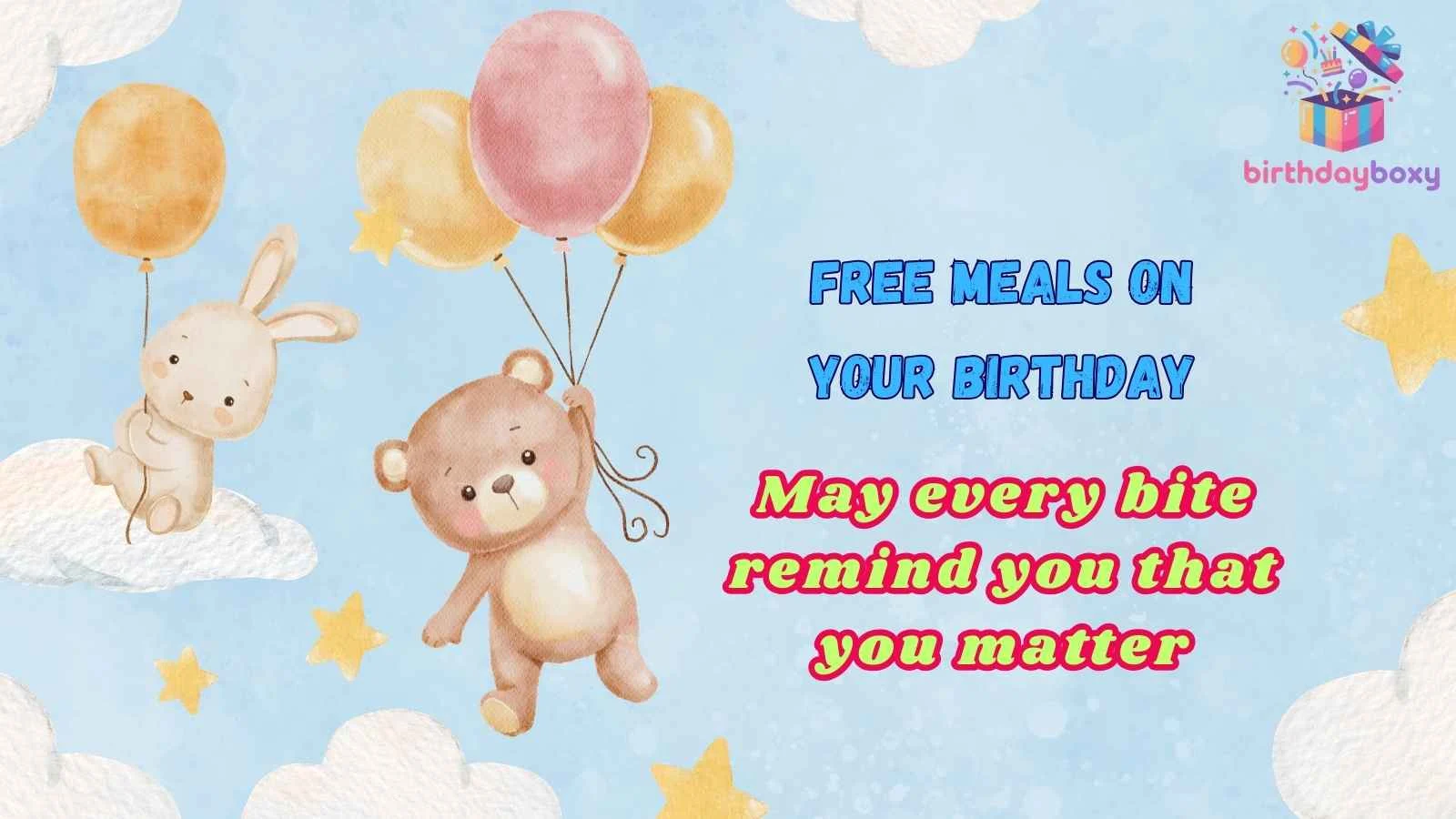 Free Meals on Your Birthday