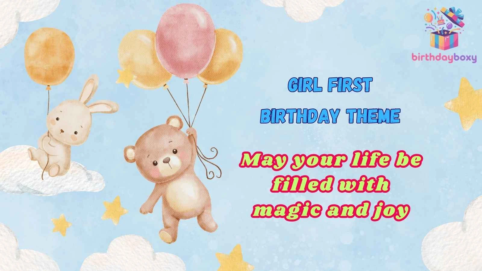 Girl First Birthday Theme