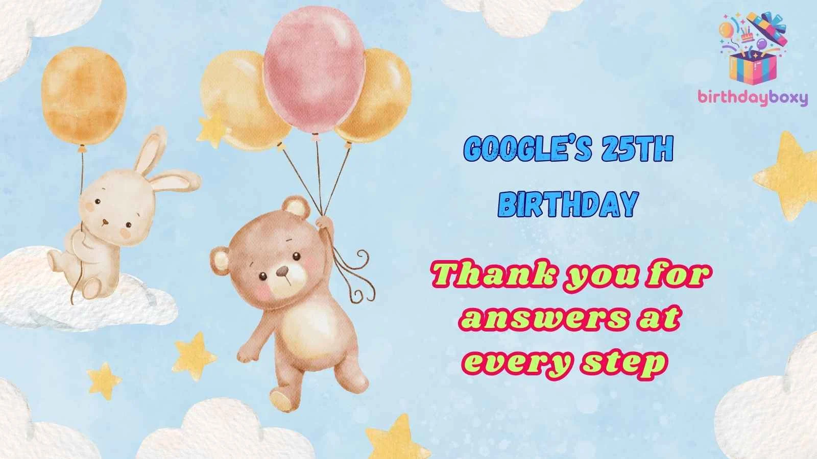 Google’s 25th Birthday