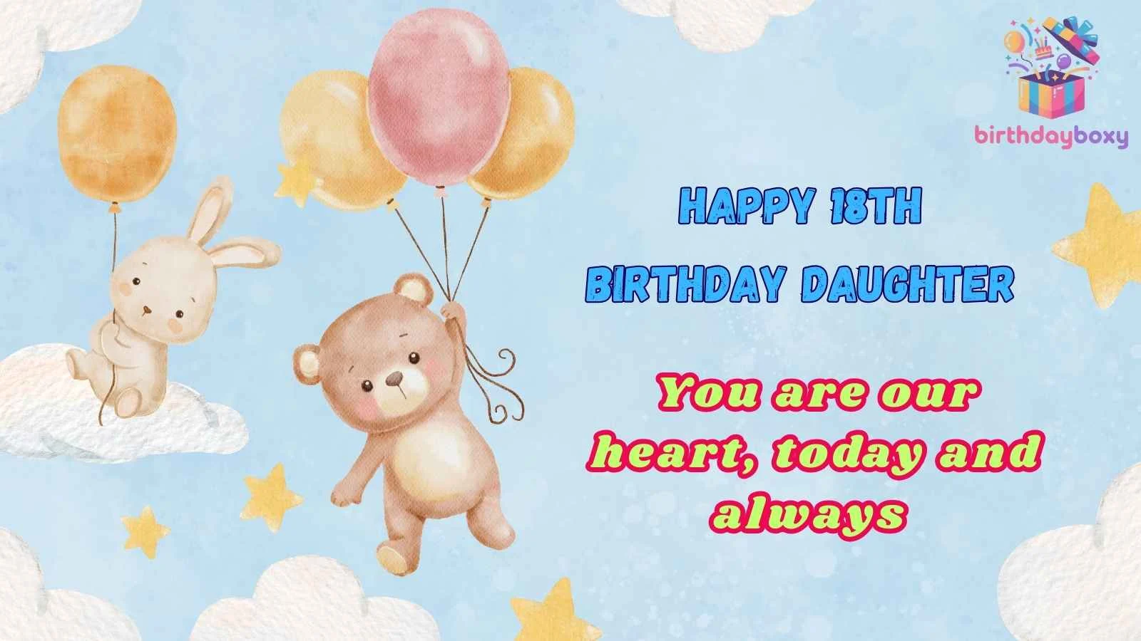 Happy 18th Birthday Daughter