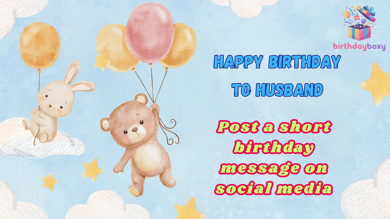 Happy Birthday to Husband