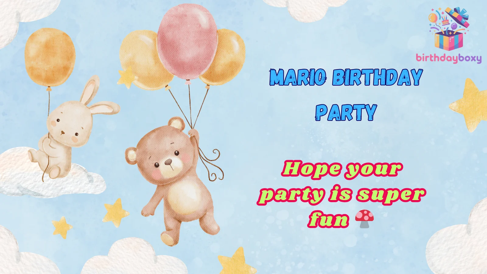 Mario Birthday Party