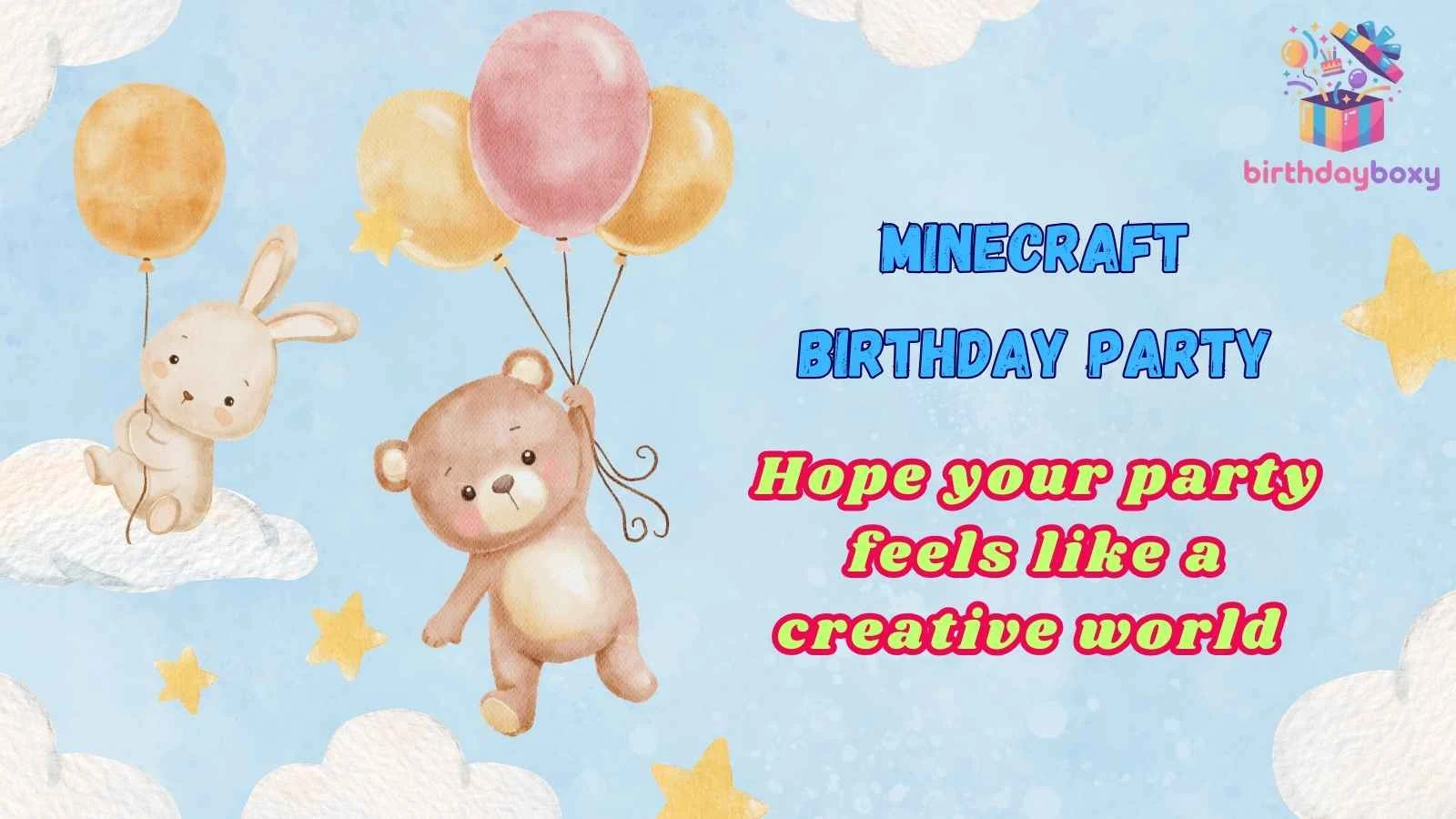 Minecraft Birthday Party