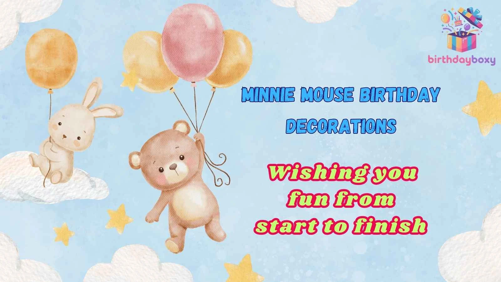 Minnie Mouse Birthday Decorations