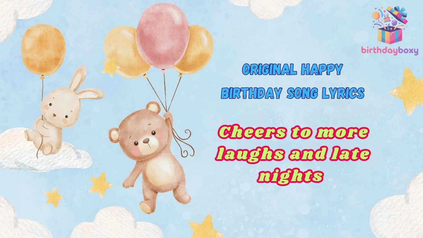 Original Happy Birthday Song Lyrics