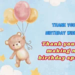 Thank You Birthday Wishes