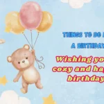 Things to Do for a Birthday