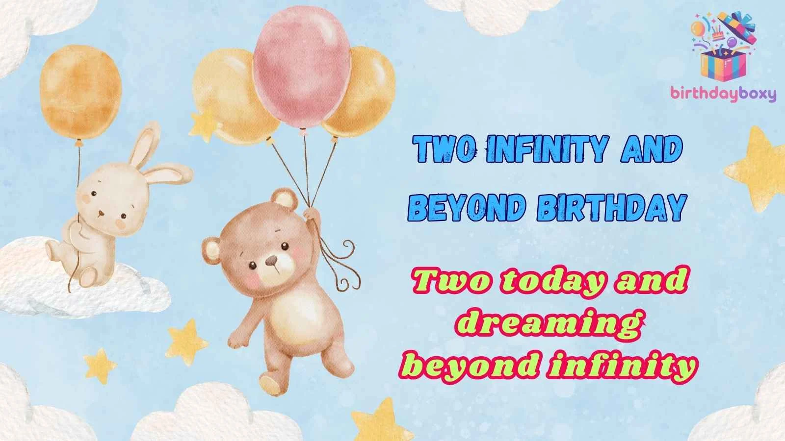 Two Infinity and Beyond Birthday