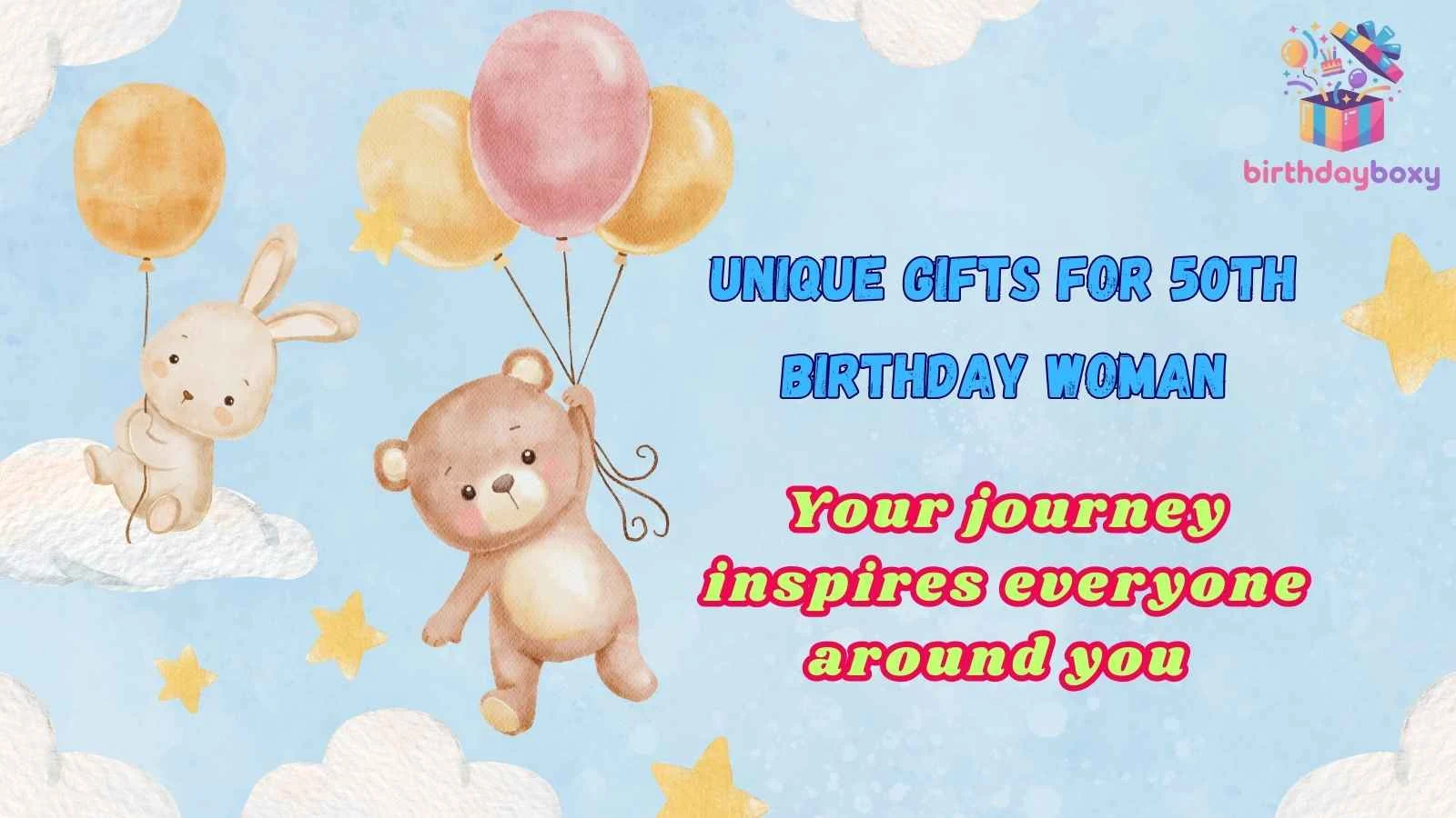 Unique Gifts for 50th Birthday Woman