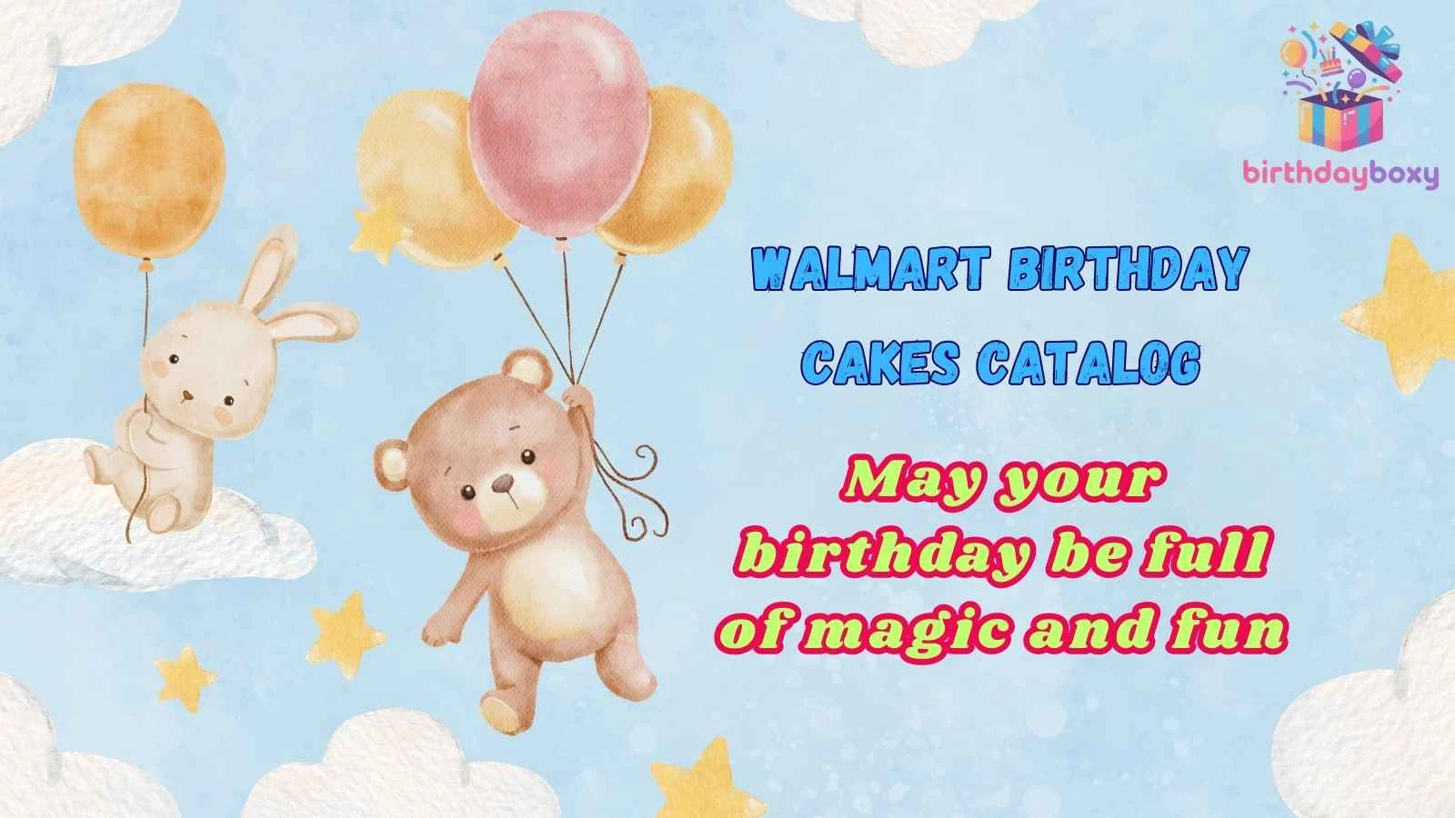 Walmart Birthday Cakes Catalog