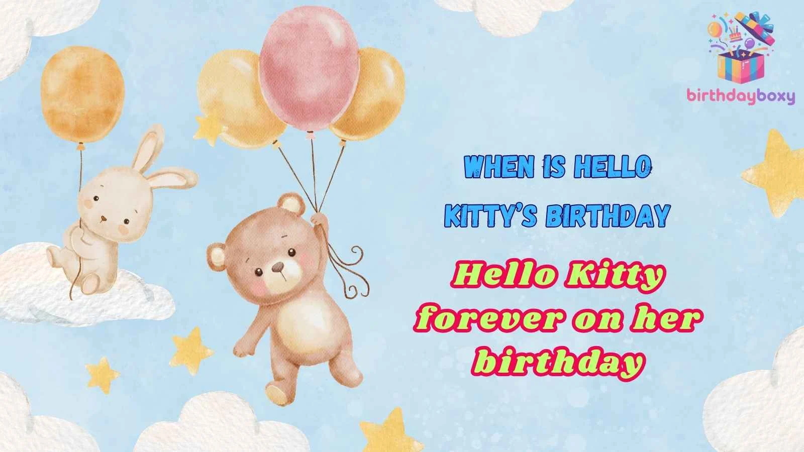 When Is Hello Kitty’s Birthday