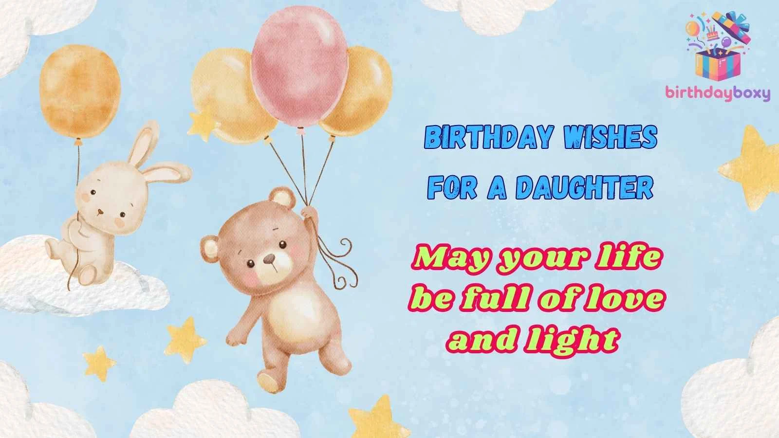 Birthday Wishes for a Daughter