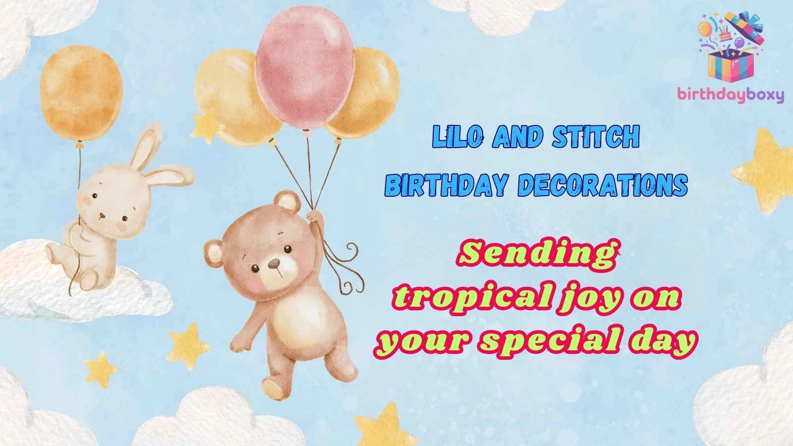 Lilo and Stitch Birthday Decorations