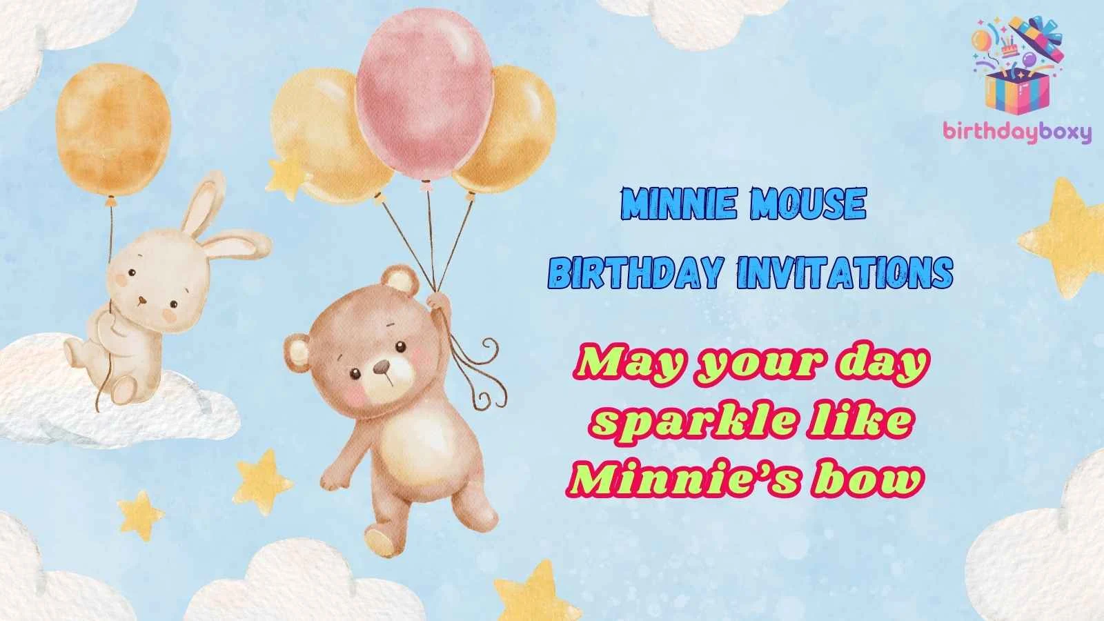 Minnie Mouse Birthday Invitations