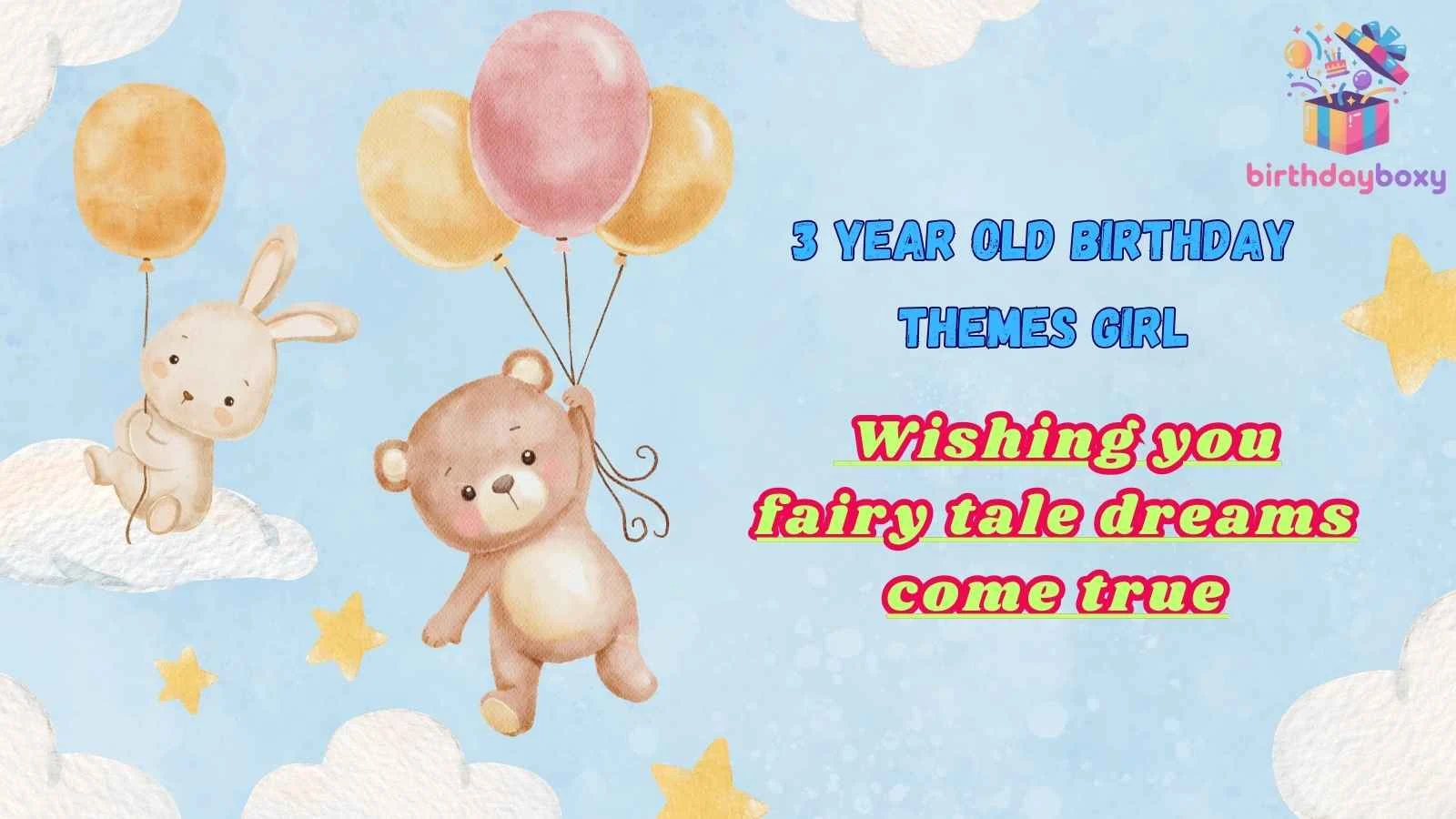 3 Year Old Birthday Themes Girl