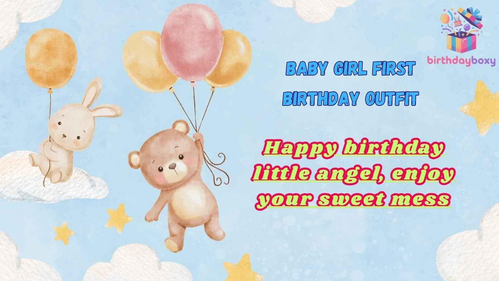 Baby Girl First Birthday Outfit