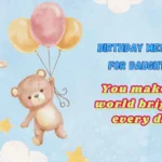 Birthday Message for Daughter