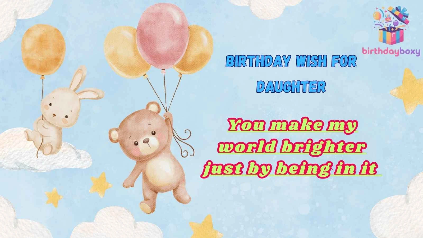 Birthday Wish for Daughter