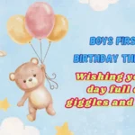 Boys First Birthday Themes