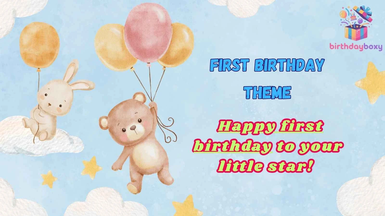 First Birthday Theme