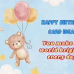 Happy Birthday Card Ideas