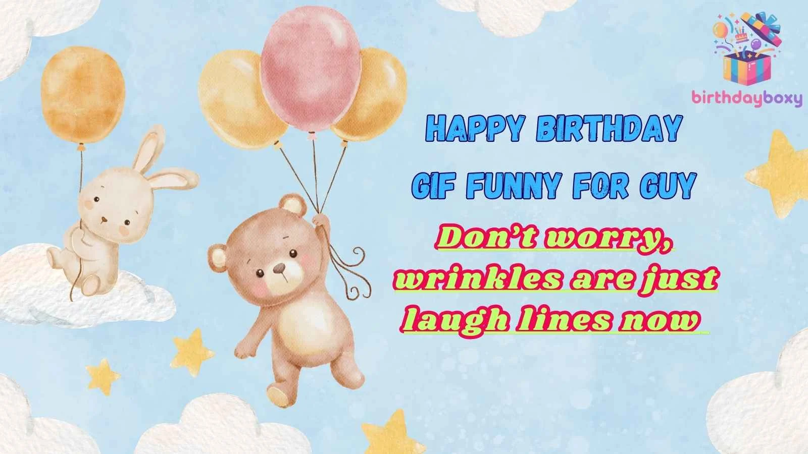 Happy Birthday GIF Funny for Guy
