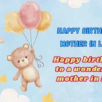 Happy Birthday Mother in Law