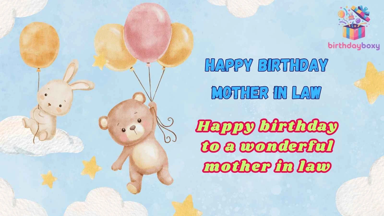 Happy Birthday Mother in Law