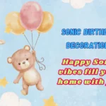 Sonic Birthday Decorations