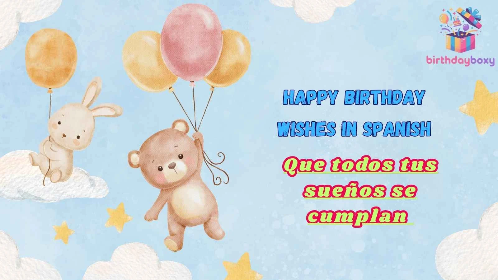 Happy Birthday Wishes in Spanish
