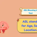 ASL Meaning in Text