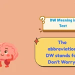 DW Meaning in Text