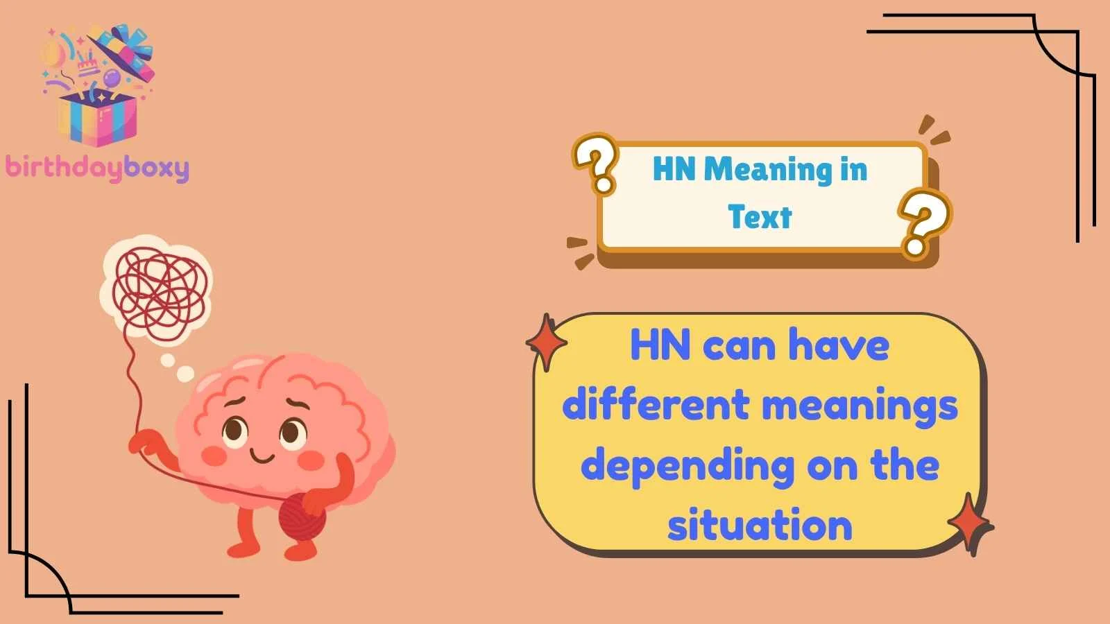 HN Meaning in Text