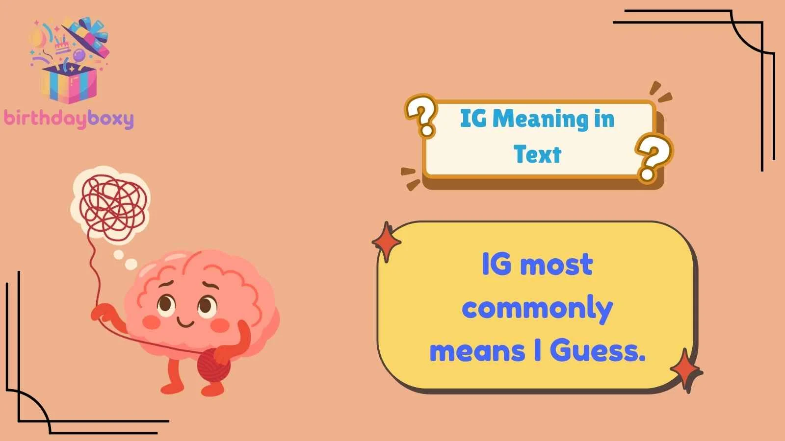 IG Meaning in Text