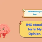 IMO Meaning in Text